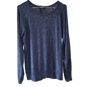 Buffalo David Bitton Men's Navy Blue Long Sleeve Light Weight Sweater